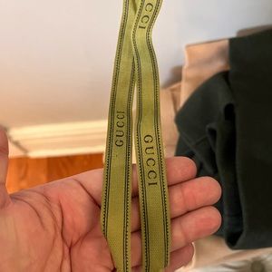 GUCCI ribbon- Green (7ft, 84 inches)